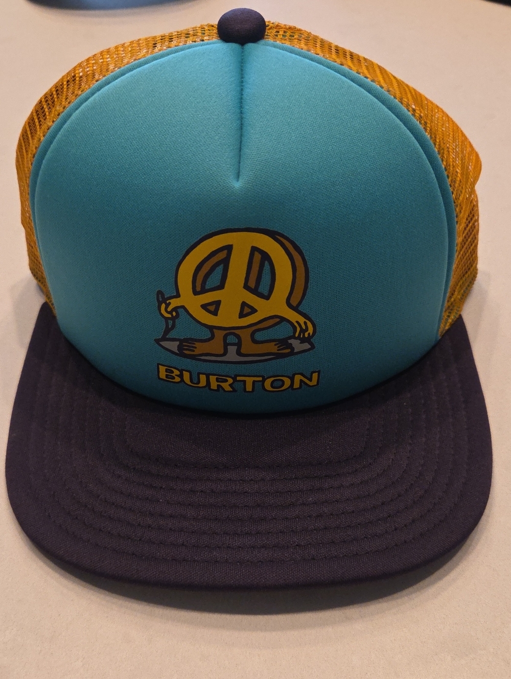 Burton Teal, Navy & Yellow Kids' Trucker Hat